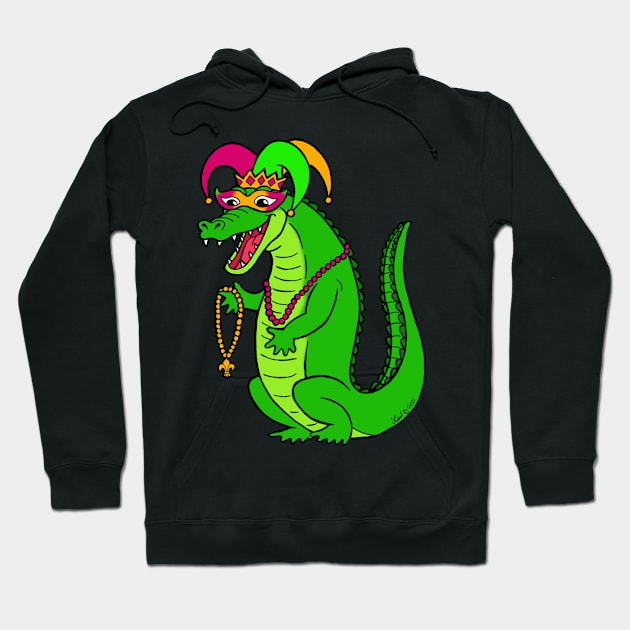 Mardi Gator Hoodie by HonuHoney